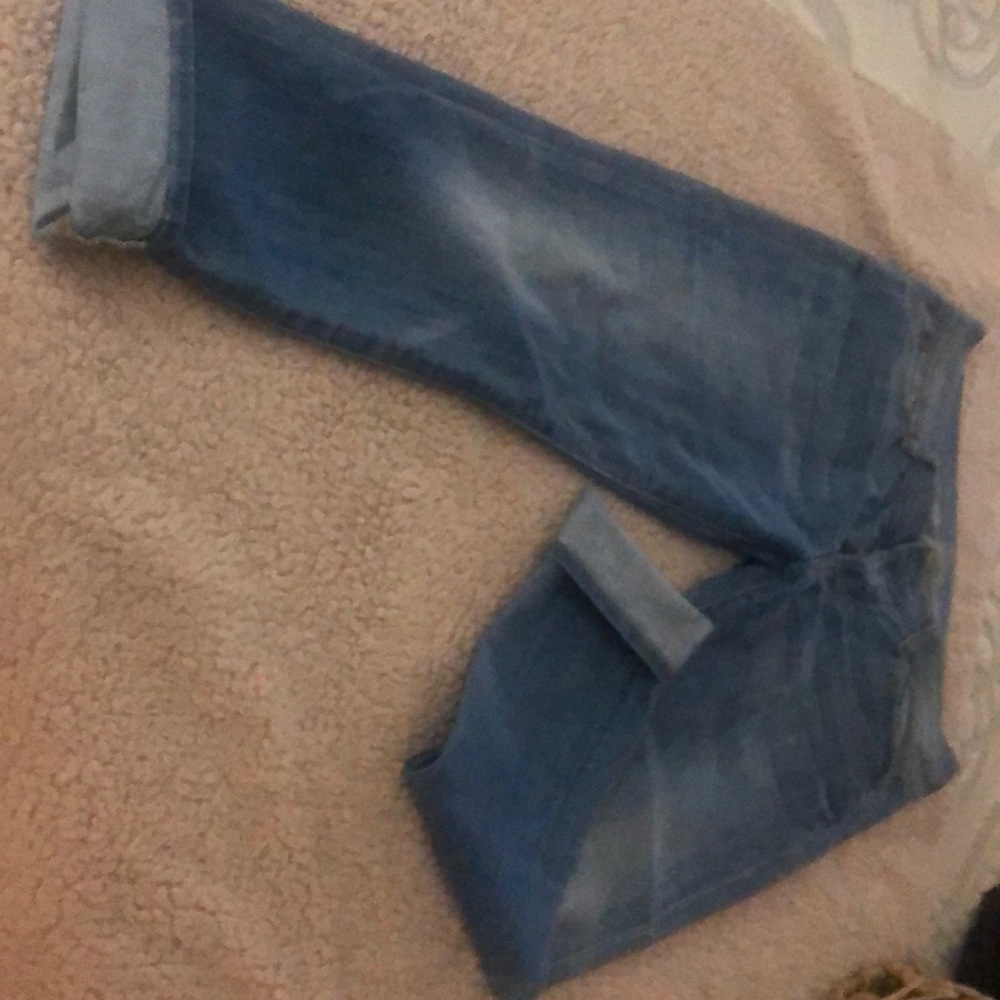 Boyfriend cuff jeans